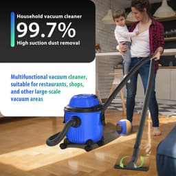 House Of Atelier - Waterstofzuiger - Nat-en Droog Stofzuiger - Waterzuiger - 15 Liter Tank - 1800 W - 3-in-1 Reinigingsvacuumblaasfunctie — thumbnail 4