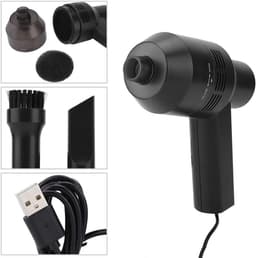 Mini Stofzuiger - USB Cleaner - Bureau Schoonmaken - Draagbaar Ontwerp - Niet gespecificeerd - Zwart — thumbnail 4