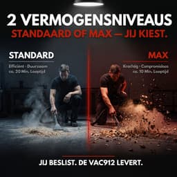STAHLMANN VAC912 accu-nat- en droogzuiger 18 V incl. accu – Draadloze nat- en droogzuiger voor auto, werkplaats, garage en bouwplaats | Zuigt nat en droog | Blaast | HEPA-filter | Accu-autostofzuiger — thumbnail 5