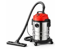 Industriële Nat- en Droogzuiger 3-in-1 – 15 Liter – 1200W – Met Blaasfunctie – Waterdichte Bouwstofzuiger