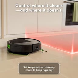 iRobot – Roomba® 115 Combo Robot - Robot stofzuiger met dweilfunctie – 15.000 Pa - Zwart — thumbnail 2