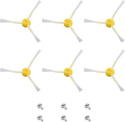 SnelShoppen - 6 Stks Vervangende Zijborstels voor iRobot Roomba 800 & 900 Serie - Robot Stofzuiger Onderdelen Accessoires - Kunststof Nylon Borstel Ki — thumbnail 1