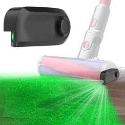 Stofdetector Lamp - LED Lamp - Vloeren Schoonmaken - Groen Licht - 10 x 8 x 3 cm - Zwart — thumbnail 2