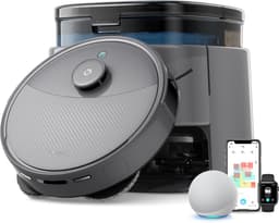 LEFANT M3 max - Robotstofzuiger met dweilfunctie en automatisch leegstation - 20.000 Pa zuigkracht - Alles-in-één station - Automatisch dweilen en drogen - App-bediening - Voor dierenhaar — thumbnail 1