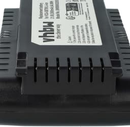 vhbw Vervangende batterij voor Samsung VS15R8542S1, VCA-SBT90EB, VS15R8542S1/ET voor stofzuigers, zwart (3000 mAh, 21,6 V, Li-ion) — thumbnail 1