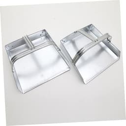 Mini Stoffer - Stoffer en Blik Kleine Stoffer - Bureau Schoonmaken - Roestvrij Staal - 27 cm - Zilver — thumbnail 2