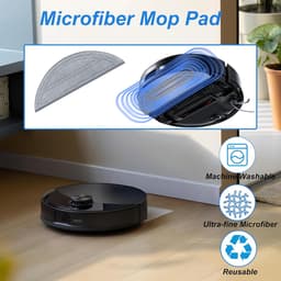 20-delige accessoireset geschikt voor Roborock Q10 S5 / Q10 S5+ / Q10 X5 robotstofzuiger, met hoofdborstel, stofzakken, dweilpads, HEPA-filters en zijborstels — thumbnail 5