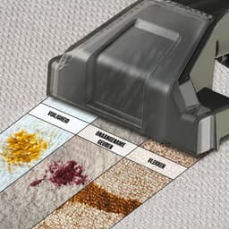 Lìon® Vlekkenreiniger - Vlekkenreiniger Bank - Vlekkenreinigers - Tapijtreiniger Machine - Zwart - 30cm x 26cm x 16cm — thumbnail 3
