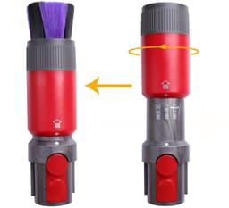 Dailygoods - Krasvrije Stofborstel voor Dyson V15, V12, V11, V10, V8, V7, G5 - Voor Gevoelige Oppervlakken — thumbnail 4