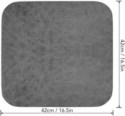 Dailygoods- Absorberende Mat Antislip - Waterdichte Pad - Universeel voor Robot Stofzuiger - Afmetingen 42x42x0,5cm - Perfecte Pasvorm - Rubber Materiaal - Stofzuigermat — thumbnail 5