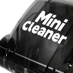 Mini plumeau - Bureaustofzuiger - Bureau schoonmaken - Compact en draagbaar - Handformaat - Zwart — thumbnail 5