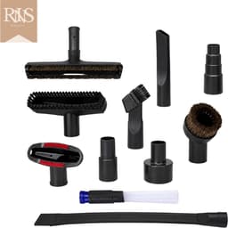 11-delig Universele Stofzuiger Hulpstukken Set - Ø32 & Ø35 mm - Inclusief Koppelstuk - Zuigmond - Meubelborstel - Spleetzuigmond - Stofzuigermondstuk - Borstel - Universeel Zuigmond - Flexibele Kierenzuiger - Dierenhaarborstel - RINS Products — thumbnail 1