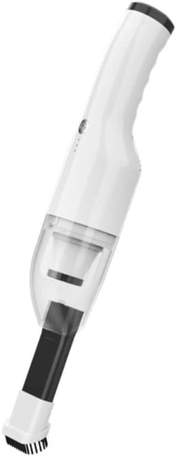 Witte draadloze mini-handstofzuiger (slechts 400 g)–Draagbare stofzuiger voor auto en huis. Krachtige handstofzuiger voor auto-interieurs, bureaus, toetsenborden,en krappe hoekjes;verwijdert effectief fijnstof, vuil, kruimels en haren van huisdieren. — thumbnail 1