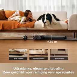 Dreame T14 Pro Wet and Dry Stofzuiger - Stofzuigen en dweilen tegelijk - Zelfreinigend op 95°C - Huisdierenhaar - Onder meubels 180° - Lichtgewicht - Stuurbekrachtiging - Geur- en streepvrij - Automatisch schoonmaakmiddel - 25000 Pa zuigkracht — thumbnail 4