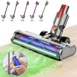 Borstelkop Compatibel Met Dyson - Vervangende Motorkop - Stofzuigerborstelkop Met Led-Verlichting - Geschikt Voor Dyson V7/V8/V10/V11/V15 — thumbnail 1