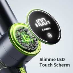 Draadloze Steelstofzuiger - Zwart - 10 in 1 - 480W met LED Touchscreen - Voor Harde Vloeren en Tapijt — thumbnail 4