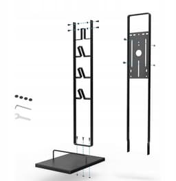 Universeel Stofzuiger Standaard - Stofzuigerstandaard Compatibel met Dyson Gen5/V15/V11/V10/V8/V7/V6 - Vrijstaande Steelstofzuiger Houder - Verplaatsbare Wielen - Antislipvoet - Zonder Boren - met Accessoires Houders - Stabiele Metalen — thumbnail 5
