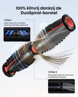 eufy Nieuw 2026 Robotstofzuiger met Dweil C28 Omni - HydroJet-zelfreinigende Dweilrol - Upgrade van X10 Pro - 15.000Pa Zuigkracht - Alles-in-1 Station - Automatisch Dweilen en Drogen - AI-obstakeldetectie — thumbnail 2