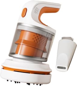 KZQ Draadloze mini stofzuiger voor computer en toetsenbord - Compact handheld apparaat voor stofverwijdering bij elektronica - Draagbaar en effectief - Oranje — thumbnail 1