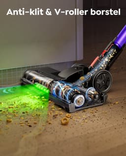 Buture VC100 - Steelstofzuiger - Draadloos - Ultralicht - 55 min Gebruikstijd - 500W - 48000PA - Compact Design - LED verlichting zuigmond zuigmond — thumbnail 4