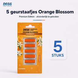 DEGG® – Geurstaafjes voor Stofzuiger – Orange Blossom – Verfrist tijdens het Stofzuigen – 5 Stuks — thumbnail 4