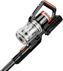 Draadloze Steelstofzuiger - Met Dweilfunctie - Stofzuigen en Dweilen - 2-in-1 Functionaliteit - 700 ml - Zwart Koper — thumbnail 2