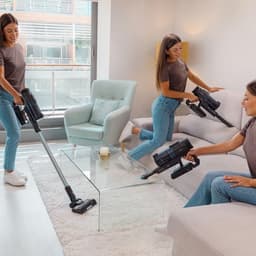 3 in 1 PRO Steelstofzuiger – Draadloos – Stofzuiger zonder Zak – Op Accu – Veelzijdig – Vacuum Cleaner – 12000PA Zuigkracht – 215W – Blauw — thumbnail 4
