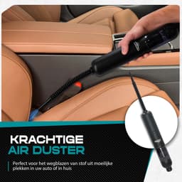 Carsweep® Auto Stofzuiger V2 - Handstofzuiger - Auto Stofzuiger draadloos - Air Duster - Kleine Stofzuiger - Kruimelzuiger - Geschikt voor in de auto en in huis — thumbnail 5