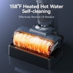 Uwant ED12 Pro 3-in-1 -Steelstofzuiger Met Dweilfunctie-Elektrische Dweil-Zelfreiniging-9000 Pa Zuigkracht-220 Watt Vermogen - Werktijd 30 minuten - Anti-vastloop borstelontwerp - 20 Minuten Snelle Droging Met Warme Lucht- Vloerreiniger — thumbnail 5