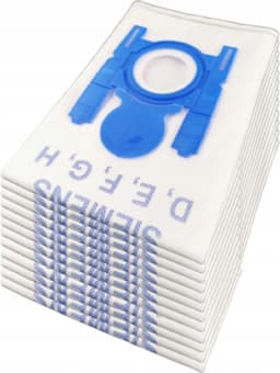 20 x Anti-allergene stofzuigerzakken SUPER ZAK KRACHTIG !!! voor stofzuiger Bosch Siemens - D E F G H - BOSCH Serie 4 - BGLS48X350 model SBMB01/BA2000 - 3 LAGEN - HYGIËNISCHE AFDICHTING - 20 stuks — thumbnail 1