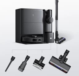 ECOVACS - DEEBOT T30S Combo Compleet - Robotstofzuiger met dweilfunctie - 11.000 Pa zuigkracht- Zelfreinigende Robotstofzuiger met Warmwater – Dweilsysteem - Automatisch Leegstation - Geschikt voor dierenharen — thumbnail 3