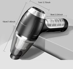 Bovista Kruimeldief - Handstofzuiger - Snoerloos - Draadloos - Auto Stofzuiger - Caravan - Best Verkocht - Car Vacuum Cleaner - Groen - Voertuig — thumbnail 5