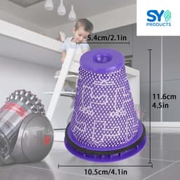 HEPA Filter voor Stofzuiger - Geschikt voor Dyson Big Ball CY22 CY23 CY24 CY25 CY26 CY28 Dc75 Dc77 DY75 DY77 DY78 - Wasbaar — thumbnail 4