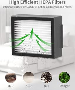 reserveonderdelen geschikt voor iRobot Roomba E & I serie, accessoires geschikt voor E5 E6 i7 i7+ i3 i3+ i4 i4+ i6 i6+,reserveonderdelen 1 paar multivloerborstel, 4 filters, 6 zijborstels — thumbnail 2