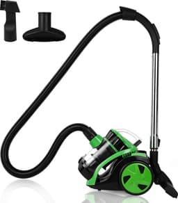 Stofzuiger Zonder Zak - Stofzuigers - Dierhaarbestendig -Vacuum Cleaner Zakloos - Geschikt Voor Dierenharen - 900W - Sterke Zuigkracht - Groen — thumbnail 1