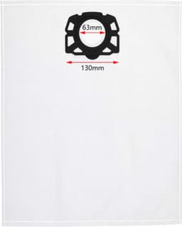 5x Stofzuigerzakken geschikt voor Karcher WD4 WD5 WD6 & MV4 MV5 MV6 Vlies Zakken stofzuiger stofzakken — thumbnail 3