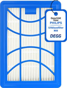 DEGG® - Hepa Filter H11 - Geschikt voor Philips Power pro expert series - Stofzuiger-filter - Uitblaas-filter - Alternatief voor het FC6042/01 en FC8003/01 Filter - Premium Kwaliteit — thumbnail 1