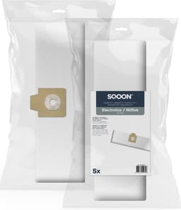 SQOON® Stofzuigerzakken geschikt voor Electrolux / Nilfisk UZ 934 filterplus - 5 stuks - Hoogwaardige kwaliteit — thumbnail 1