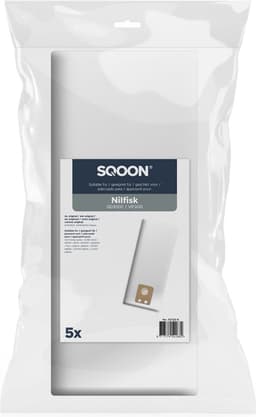 SQOON® Stofzuigerzakken Geschikt voor Nilfisk GD1000 / VP3000 / VP600 - 5 Stuks — thumbnail 2