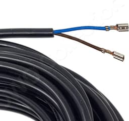 Stroomkabel kabel snoer voor stofzuiger haspel 2x0.75mm2 Universeel 15 meter met kabelschoentjes - kabelhaspels — thumbnail 4