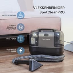 Vitapur Vlekkenreiniger - Tapijtreiniger - Bank Reiniger - Meubelreiniger - Vloerreiniger - Vlekkenreiniger met zuigvermogen - Meubelreiniger Apparaat - Zwart — thumbnail 2