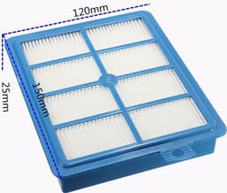 4x HEPA Allergie Filter geschikt voor Philips Electrolux AEG Stofzuiger Jewel Marathon Performer PowerPro Jetmaxx series Specialist FC8031/01 — thumbnail 3