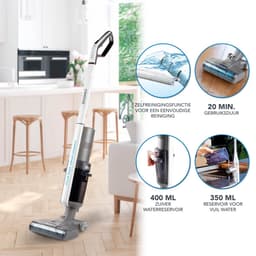 DOMO DO236SW Vloerreiniger Dual Floor Clean Expert - Stofzuiger met dweilsysteem - 21,6 V Li-ion — thumbnail 2