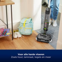 BISSELL SpinWave + Vac Select Draadloze Elektrische Dweil met Stofzuigfunctie - Dweilapparaat voor Harde Vloeren - Dweilmop - 2 in 1 Vloerreiniger - Dweilen en Stofzuiger in 1 - Snoerloze Dweilmachine - tot 70 Minuten Gebruiksduur - 3893N — thumbnail 3