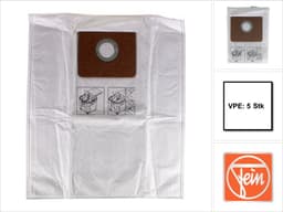 Fein 31345061010 Filterzakken voor Dustex 25 L (5st) — thumbnail 3