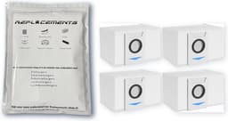 Replacements® Stofzuigerzakken geschikt voor Ecovacs Deebot X1 - 4 st — thumbnail 2