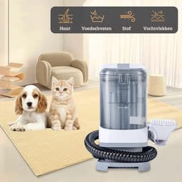 Krachtige Vlekkenreiniger – Tapijtreiniger – Vacuum Cleaner – Reinigingsmachine – Voor Gezin met Huisdieren – Compact Design - Wit — thumbnail 3