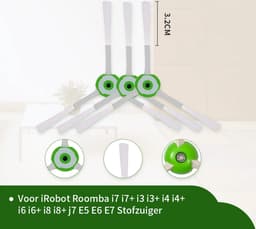Replacements® Onderdelen geschikt voor Irobot Roomba e5 e6 e7 i1 i1+ i3 i3+ i4 i4+ i5 i5+ J5 J5 combo i6 i6+ i7 i7+ J7 J7+ i8 i8+ - 9-delig — thumbnail 2