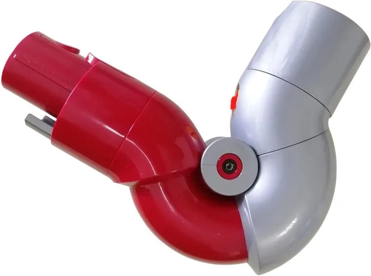 Adapter Met Snelle Ontgrendeling Geschikt Voor Dyson V12 - Multi Hoek Rotatie Tot 90 Graden - Ergonomisch Stofzuigen - Steelstofzuiger Onderdelen - Rood/Grijs — afbeelding 1
