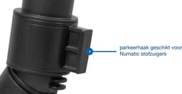 Dparts zuigmond geschikt voor Numatic - met parkeerstand - Universeel stofzuigermondstuk voor Numatic, Henry, Hetty - 32mm - stofzuiger onderdelen accessoires - Stofzuigervoet, stofzuigerborstel, borstel, mondstuk, 32 mm stofzuigermond — thumbnail 3